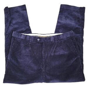 Vtg. Peter Christian Mens Size 36 Corduroy Pants Dk. Blue Y2K 90s Trendy